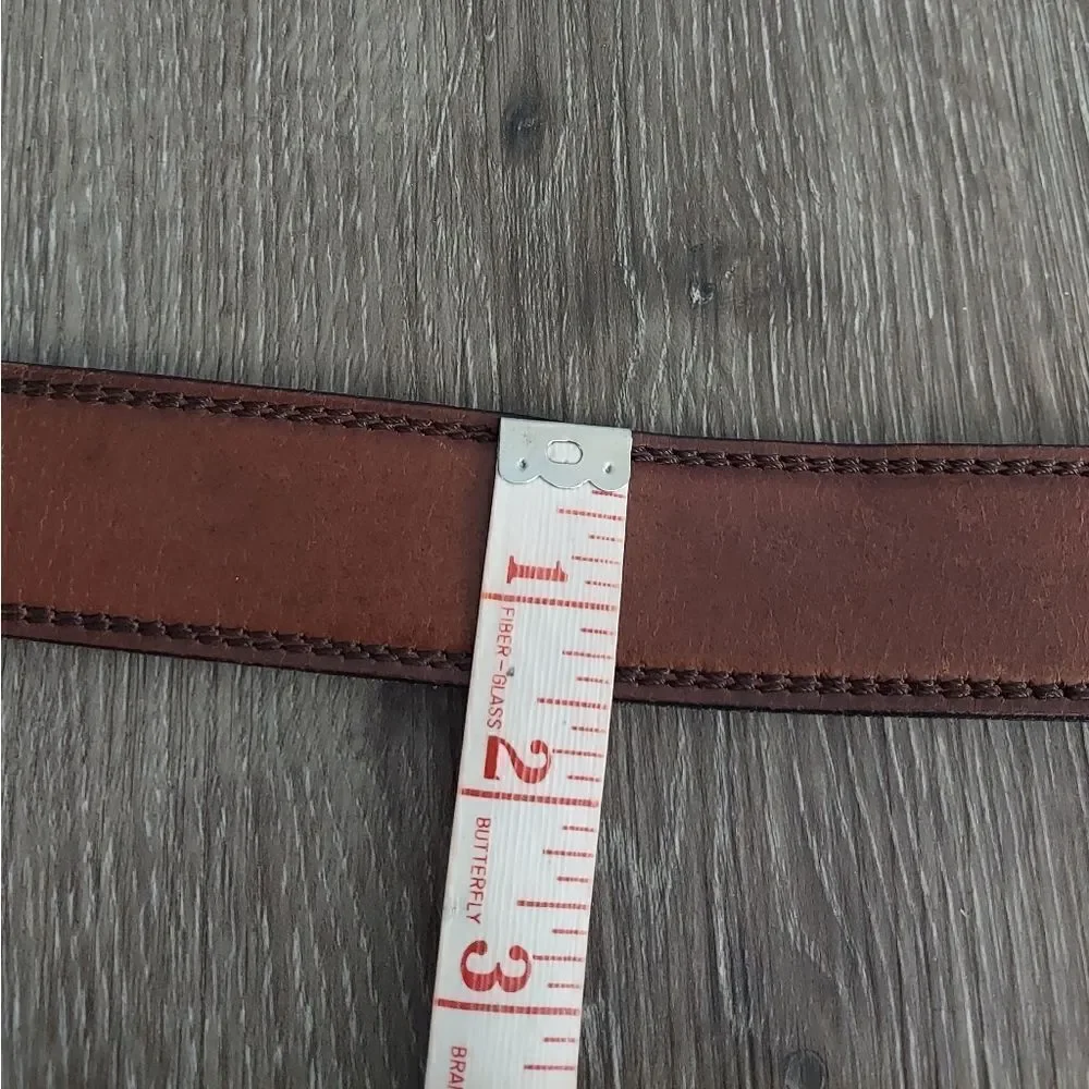 Columbia Brown Leather Belt 38